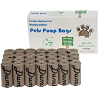 Los mejores  - Dumi Pets Bolsas biodegradables para residuos de perro extra gruesas y fuertes- a prueba de fugas- respetuosas con el…